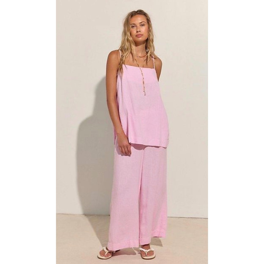 Free People Free-Est High Waisted Trousers Linen Blend PANTS ONLY XS